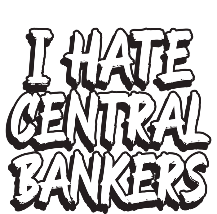 I Hate Central Bankers Funny Central Banking Anti Fiat Gift Stripe Pom Pom Beanie