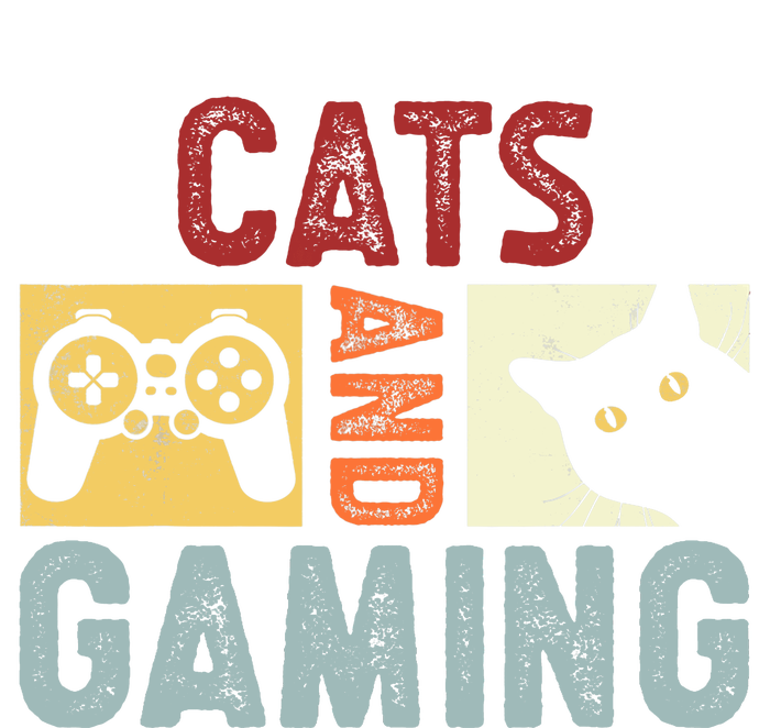 Cats And Gaming. Funny Cats And Gaming Lover Striped Beanie with Solid Band