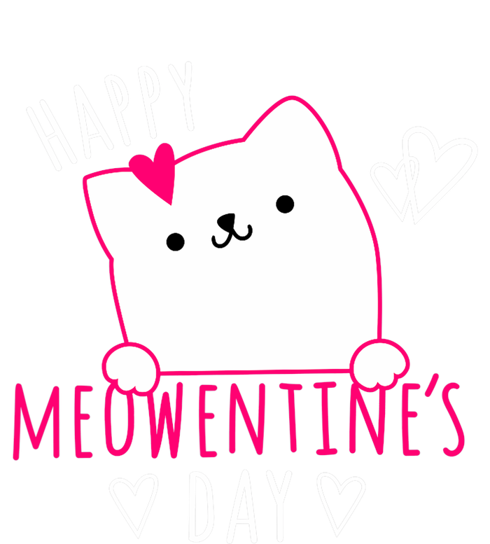 Happy Meowentine's Day Cat Lover Happy Valentines Day Cat Premium T-Shirt