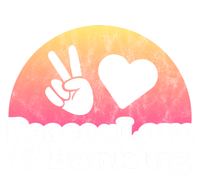 Peace Love And Banking Bank Gift Ladies Long Sleeve Shirt