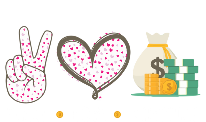 Peace Love Banking Banker Funny Gift Idea Gift Tie Dye Hoodie