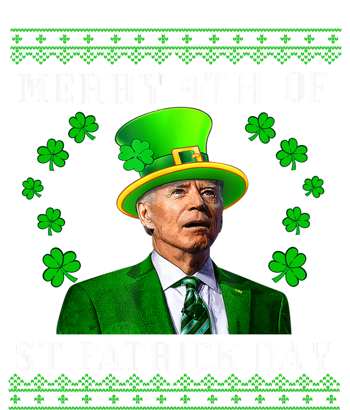 Merry 4th Of St Patrick's Day Funny Joe Biden Tall T-Shirt