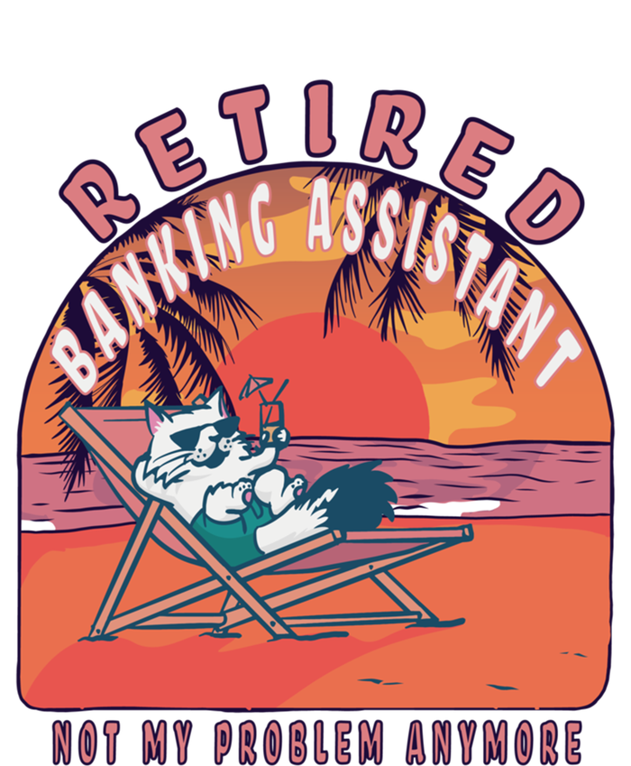 Retired Banking Assistant Funny Vintage Retiret Gift Tall Long Sleeve T-Shirt