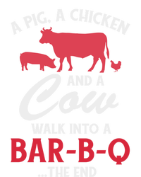 A Pig A Chicken And A Cow Funny Bbq Food Grilling Gift T-Shirt