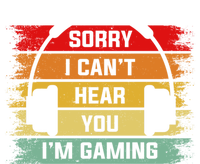 Sorry I Can't Hear You I'm Gaming Funny Gamer Gaming Vintage Great Gift Sustainable Knit Beanie