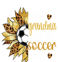 This Grandma Loves Her Soccer Boy Soccer Player Grandmother Gift Striped Beanie with Solid Band