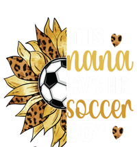 This Nana Loves Her Soccer Boy Soccer Player Grandma Nana Meaningful Gift Pom Pom 12in Knit Beanie