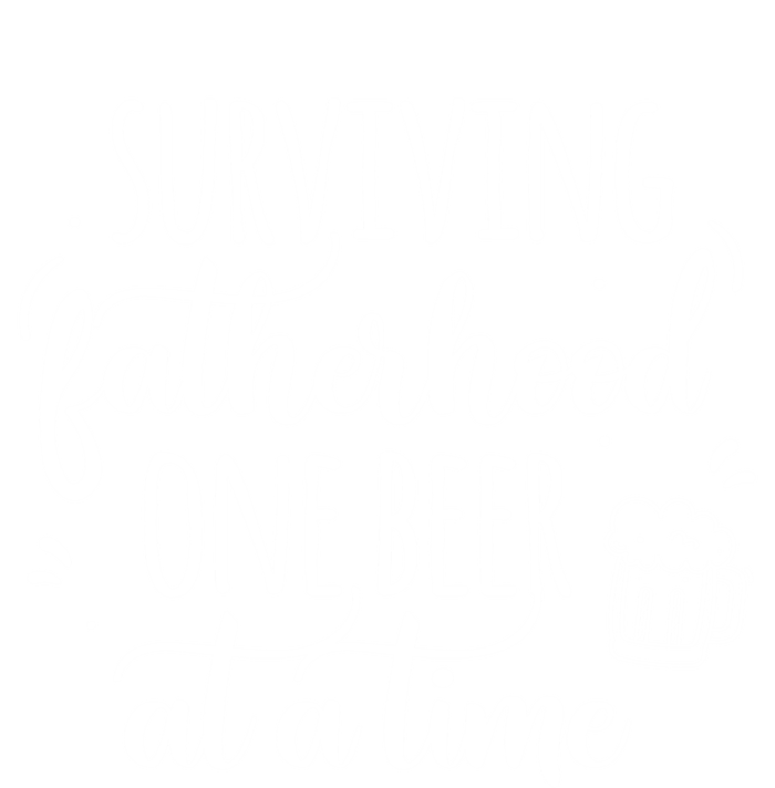 Surviving Fatherhood One Beer At A Time Funny Dad Joke Quote Great Gift Toddler T-Shirt