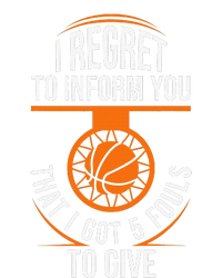 Basketball 5 Fouls Quote Funny Basketball T-Shirt