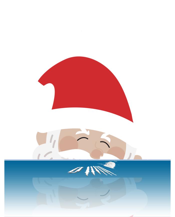 Let It Snow Cocaine Santa Sweater White Christmas Gift Funny Gift V-Neck T-Shirt