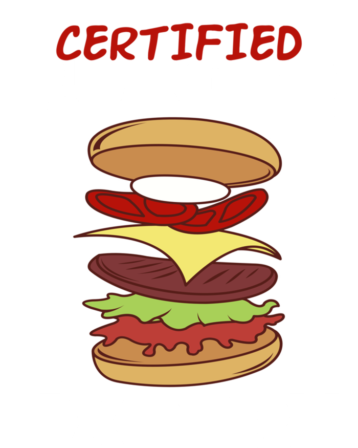 Certified Burger Expert Meat Eater Barbecue Great Gift Women's T-Shirt