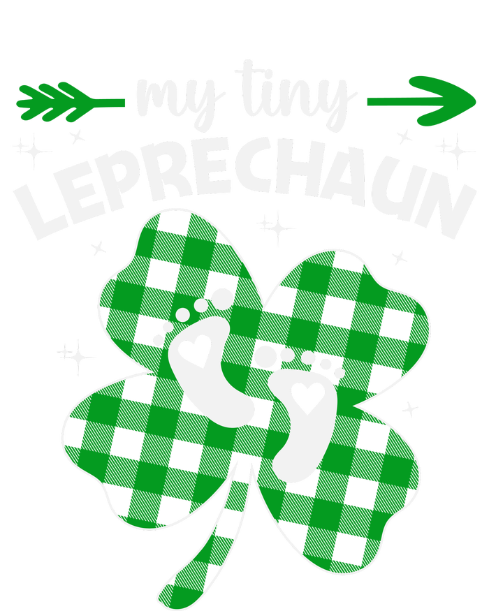 My Tiny Leprechaun Cute Pregnancy Announcement St Patricks Day Women’s Perfect Tri Rocker Tank