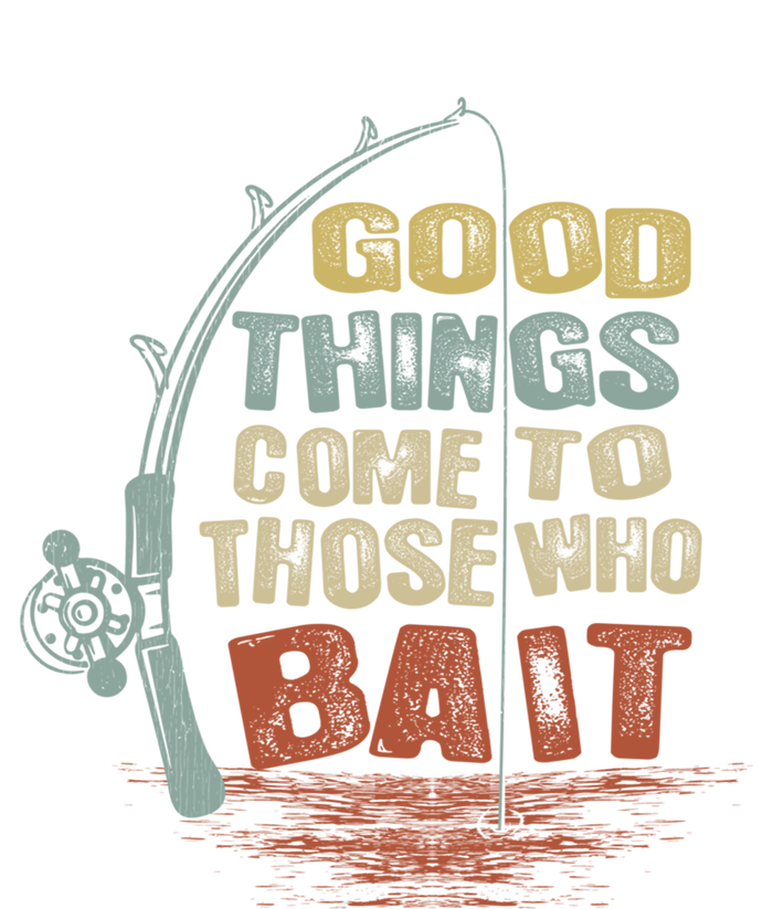 Vintage Good Things Come To Those Who Bait Gift Ladies Long Sleeve Shirt