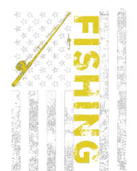 American Flag Fishing Rod Usa Patriotic Funny Gift Premium T-Shirt