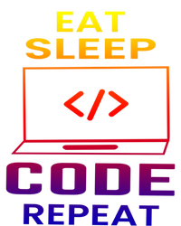 Eat Sleep Code Repeat Programmer Software Developer Coder Great Gift Premium T-Shirt