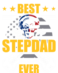 Best Stepdad Ever Guitarist Guitar Lover Stepdad Gift Pom Pom 12in Knit Beanie