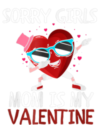 Sorry Girls Mom Is My Valentine Funny Dabbing Heart Valentine Day Ceramic Star Ornament