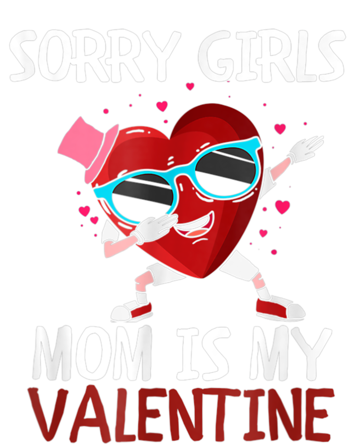 Sorry Girls Mom Is My Valentine Funny Dabbing Heart Valentine Day Ceramic Star Ornament