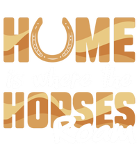 Equestrian Home Is Where The Horses Roam Horseback Gift V-Neck T-Shirt