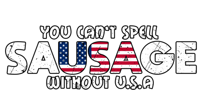 Funny America Sausage Usa Griller American Bbq Grilling Funny Gift T-Shirt