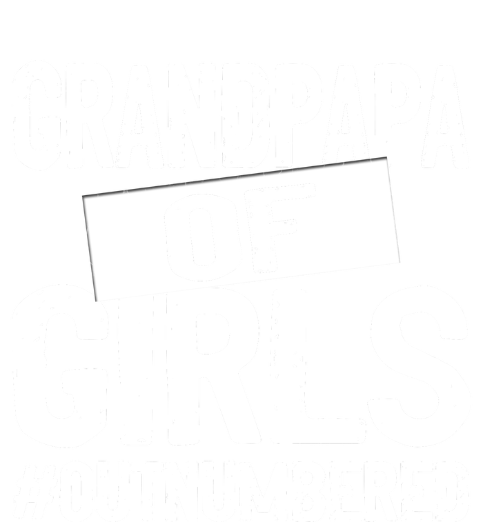 Grandpa Of Girls Outnumbered Funny Fathers Day Tall T-Shirt