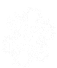 Lets Grow Together Autism Awareness Floral Autistic Puzzle Gift Women's Tri-Blend 3/4-Sleeve Raglan Shirt