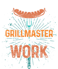 Grillmaster At Work Bbq Sausage Meat Lover Funny Barbecue Gift Women's T-Shirt