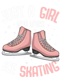 Just A Girl Who Loves Ice Skating Figure Skater Sweatshirt Cinch Pack Bag