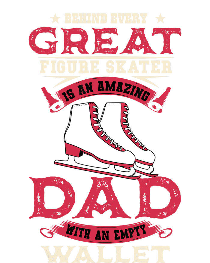 Ice Skating Dad Skates Sport Father's Day Pom Pom 12in Knit Beanie