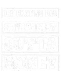 Ice Skating Dad Straight Outta Money Ice Skating Fathers Day Women's Perfect Tri Tunic Long Sleeve Shirt