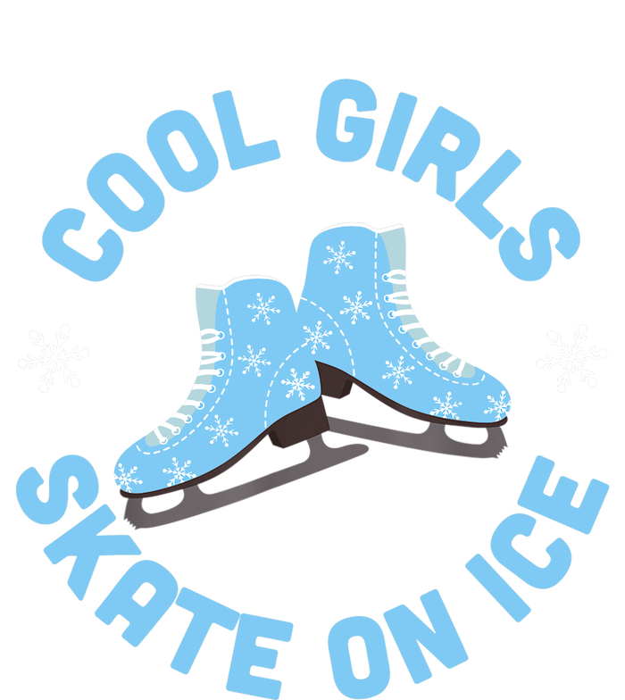 Cool Girls Skate On Ice Skating Full Zip Hoodie