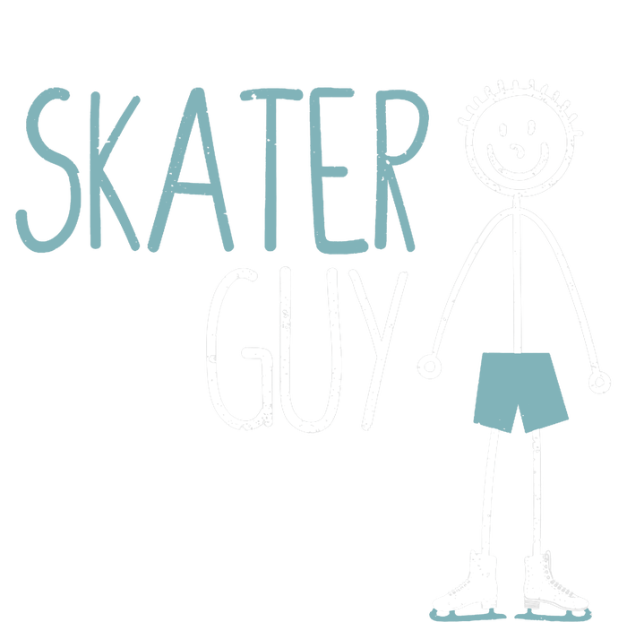 Skater Guy Funny Skates Ice Skating Boy Figure Skaters T-Shirt