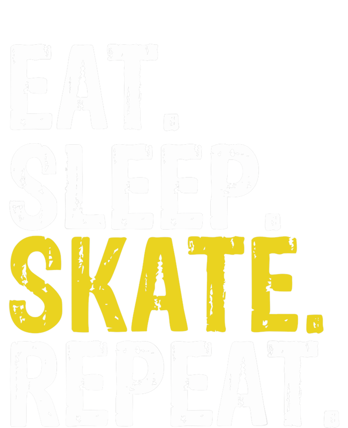 Eat Sleep Skate Repeat Gift Ice Skating Tie-Dye T-Shirt