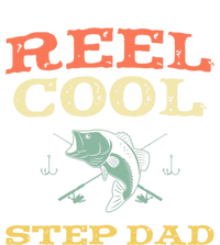 Reel Cool Stepgiftdad Fishing Fisher Funny Vintage Stepdad Gift Women's Tri-Blend 3/4-Sleeve Raglan Shirt