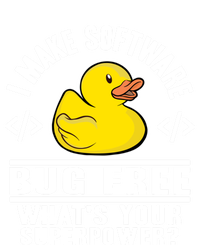 I Make Software Bug Free Programmer Debugging Rubber Duck Gift Tank Top