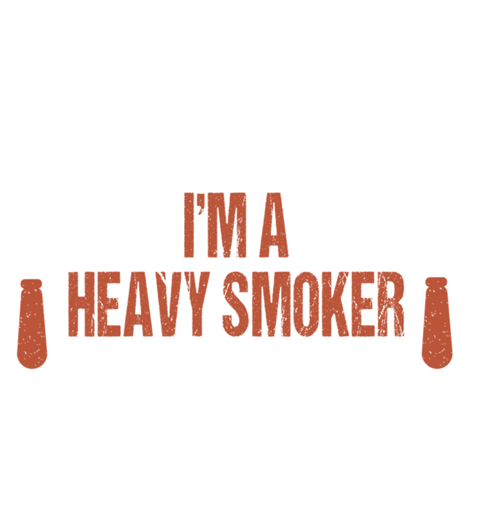 I'm A Heavy Smoker Bbq Grill Barbecue Gift Sustainable Knit Beanie