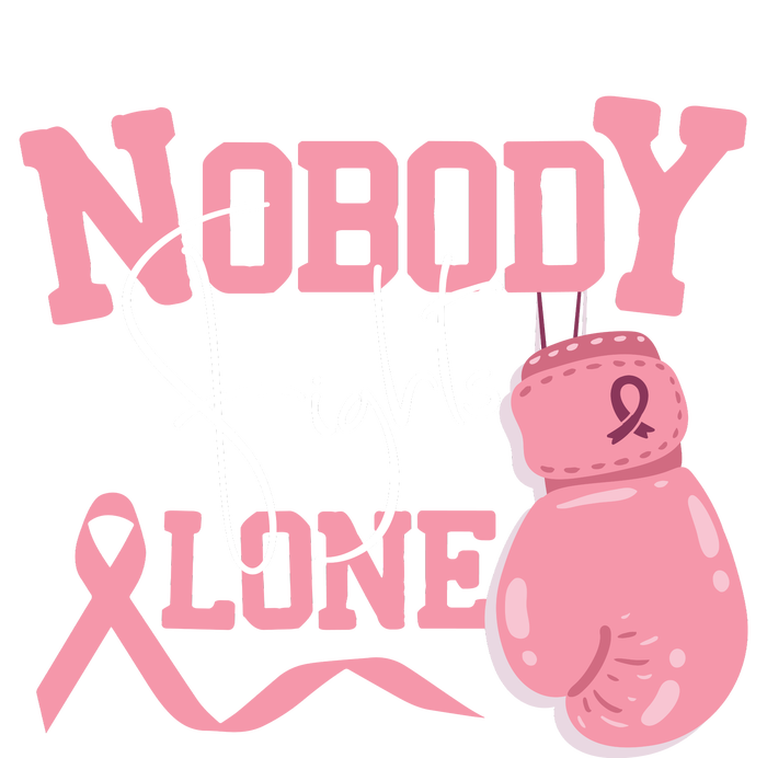 Nobody Fight Alone | Breast Cancer Awareness Hoodie