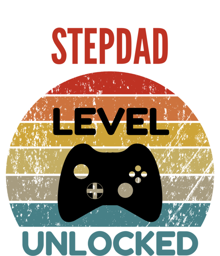 Stepdad Level Unlocked Funny Gift Gamer Gift For New Stepdad Cute Gift Stripe Pom Pom Beanie