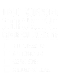 Tech Support Checklist Funny Computer Geek Sysadmin Gift Ladies Essential Flowy Tank