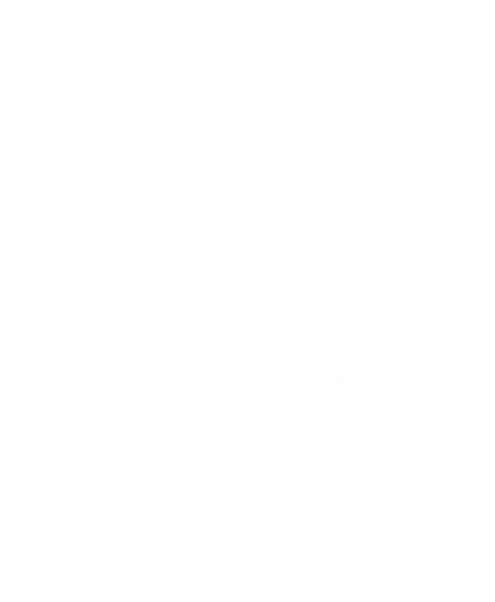 Tech Support Checklist Funny Computer Geek Sysadmin Gift Ladies Essential Flowy Tank