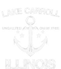 LAKE CARROLL ILLINOIS Funny Fishing Camping Summer Gift Women's V-Neck T-Shirt