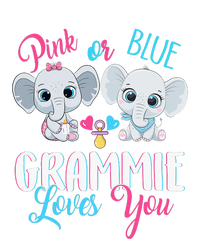 Pink Or Blue Grammie Loves You ElephantsBaby Gender Reveal Tall Sweatshirt