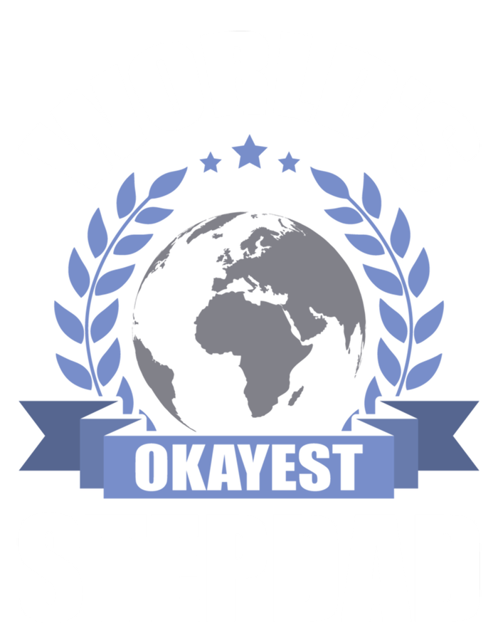 World's Okayest Stepcute Giftdad Stepdad Gift Zip Tote Bag