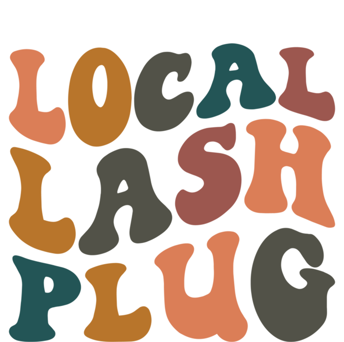 Local Lash Plug Lash Tech Lash Artist Retro Eyelash Gift Tall Sweatshirt