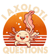 I Axolotl Questions Design Funny Cute Axolotl Vintage Flat Bill Trucker Hat