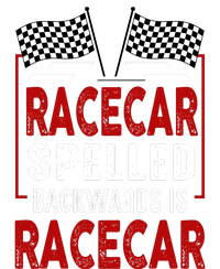 Racecar Spelled Backwards Funny Car Mechanic Race Car Poster