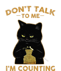 Cat Knits Don't Talk To Me I'm Counting Knitting Premium Hoodie