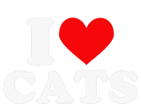 I Heart Cats I Heart Cats I Love Cats Valentine Day Sweatshirt