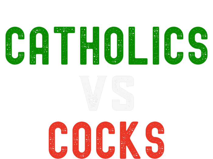 Funny Catholics VS Cocks Religious Sustainable Beanie