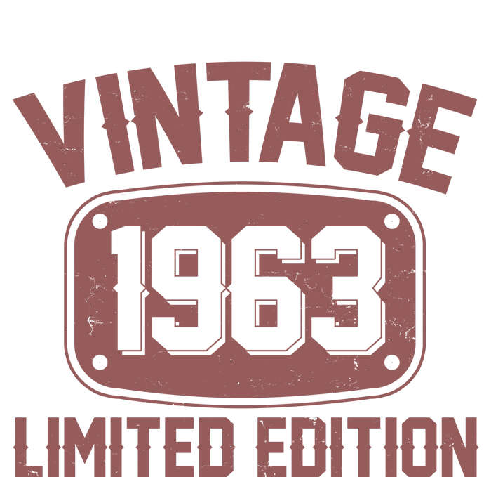 Vintage 1963 Limited Edition 60th Birthday T-Shirt